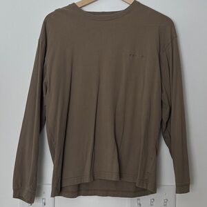 Columbia Men's Long Sleeve Tee in Caffe Brown